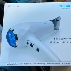 NIB BLU Turbo Ionic Hair Dryer by INSTYLER